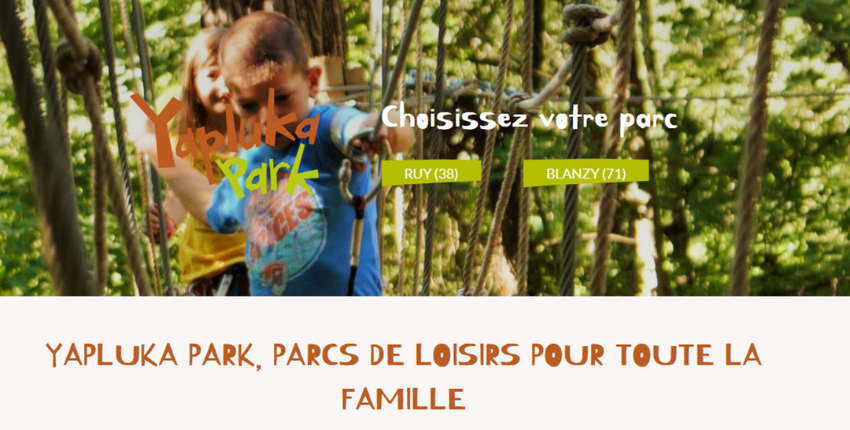 Yapluka Park: parc de loisirs accrobranche dès 3 ans, à Ruy-Montceau
