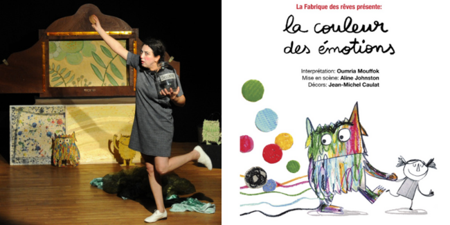 La couleur des émotions : spectacle pour enfants, dès 12 mois - Comédie de Grenoble 