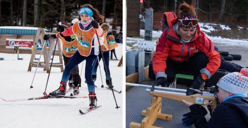 Stages de ski nordique et / ou biathlon pour vos enfants et ados à l'École de Porte