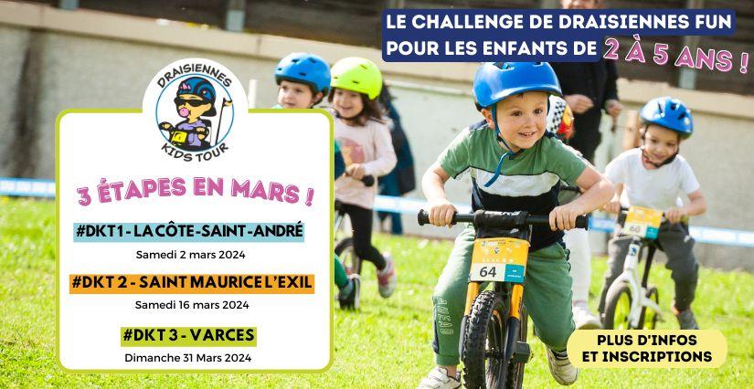 "Draisiennes Kids Tour", le course de draisiennes pour les 2-5 ans en Isère !
