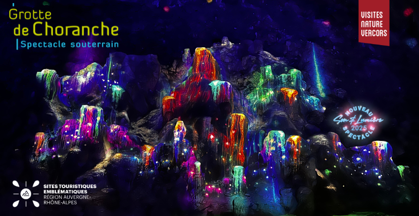 Nouveau spectacle son et lumière à la Grotte de Choranche !