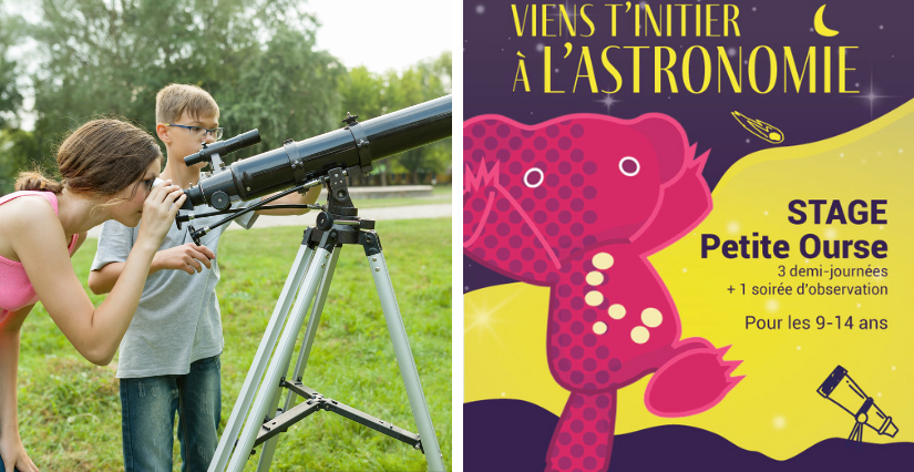 Stage "Petite Ourse", initiation à l'astronomie, à Cosmocité - Le Pont-de-Claix