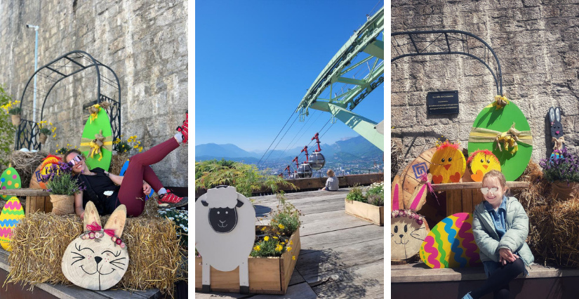 Un printemps haut en couleurs avec de belles décorations au Fort de la Bastille ! - Grenoble