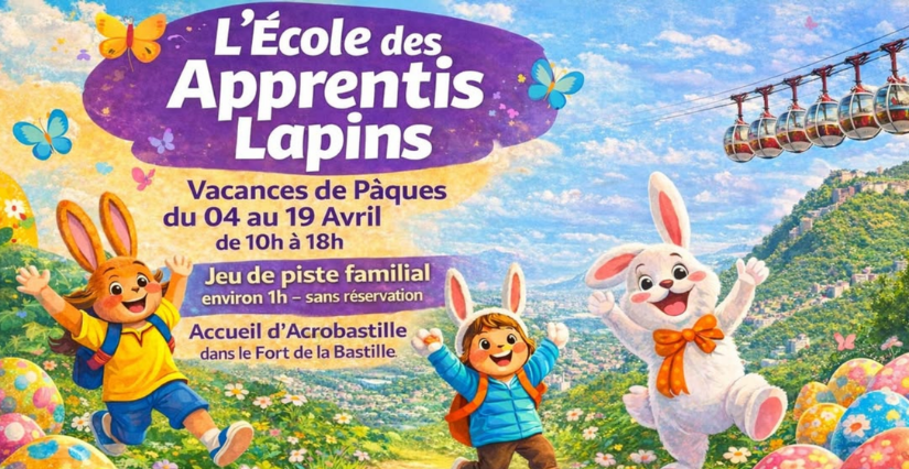 “L’École des Apprentis Lapins”, jeu de piste familial au Fort de la Bastille - Grenoble 