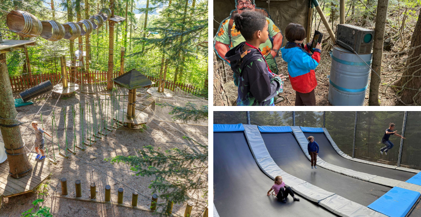 Chartreuse Aventure, un lieu d'aventure en pleine nature pour toute la famille, dès 2 ans - Le Sappey-en-Chartreuse