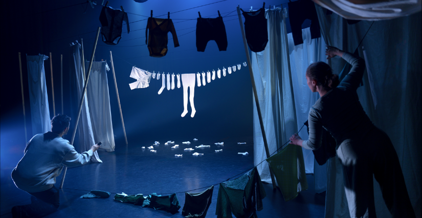 "PYYKKI – Lost in Laundryland", un spectacle qui combine arts du mouvement, magie nouvelle et théâtre d'objets, à l'Espace 600 - Grenoble 
