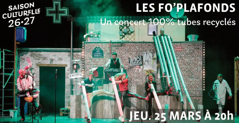 "Les fo’plafonds", spectacle musical 100% tubes recyclés au Grand Angle à Voiron