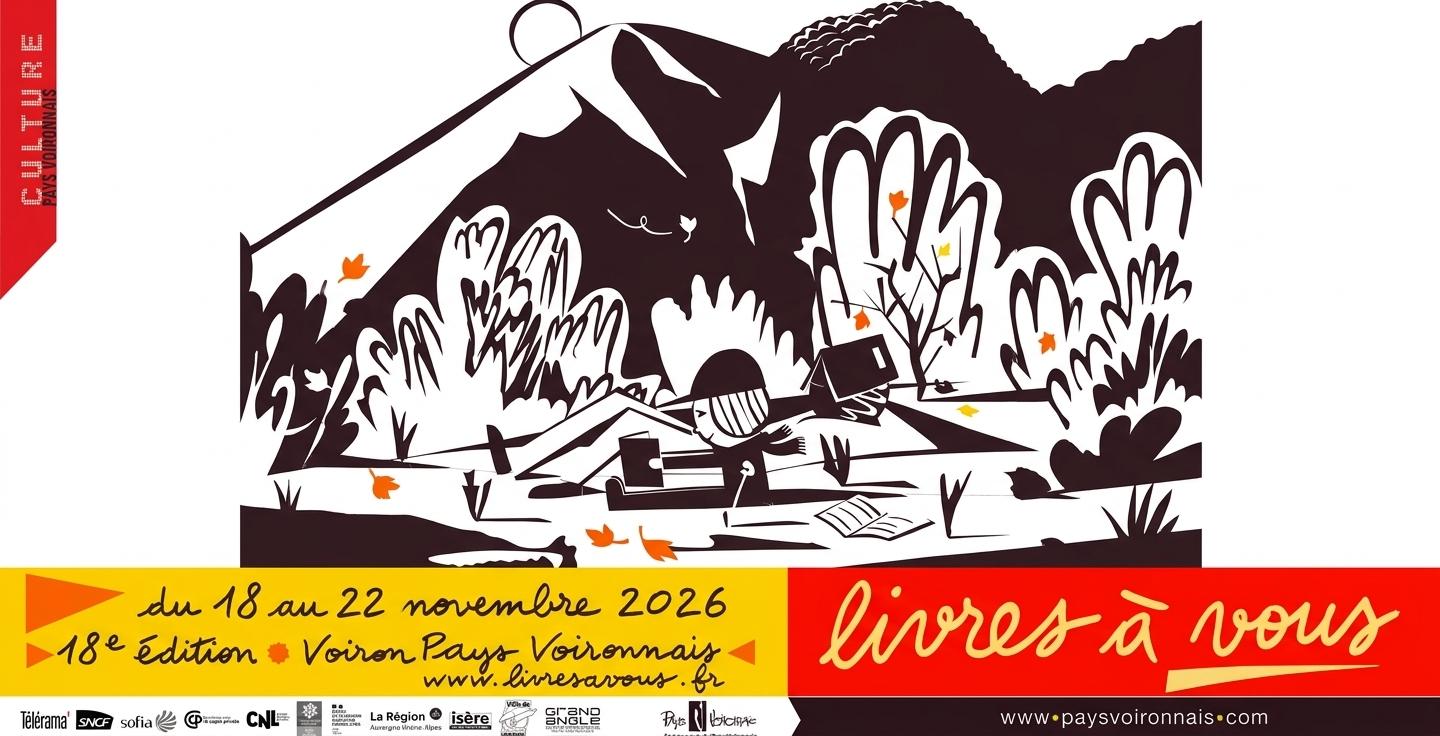 Festival "Livres à vous", événement littéraire du Pays Voironnais, organisé par le Grand Angle