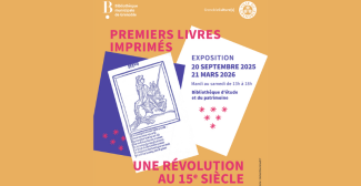 "Premiers livres imprimés, une révolution au 15e siècle", exposition à la Bibliothèque d’étude et du patrimoine - Grenoble