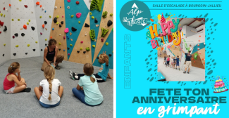 Un anniversaire sportif pour les enfants de 6 à 12 ans, à AlpAbloc - Bourgoin-Jallieu