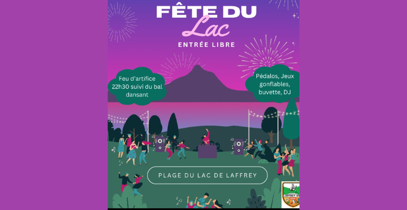 Fête du lac de Laffrey 2025 en famille