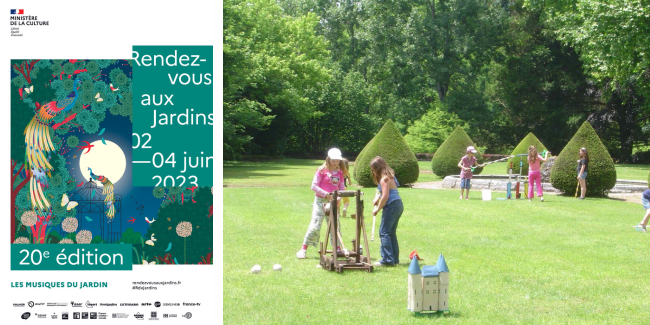 Animations et jeux anciens dans le parc du château de Sassenage