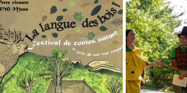 La langue des bois: festival de contes et d’arts de rue, au Centre Terre Vivante - Mens