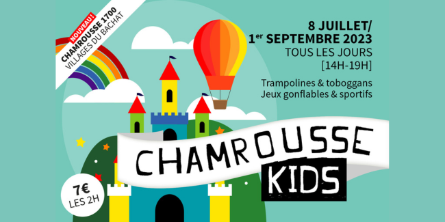 Chamrousse Kids: châteaux gonflables et trampolines tout l'été, à Chamrousse 1700