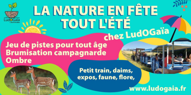 Profitez des vacances d'été pour passer une journée en famille au parc LudOGaïa - Vézeronce-Curtin