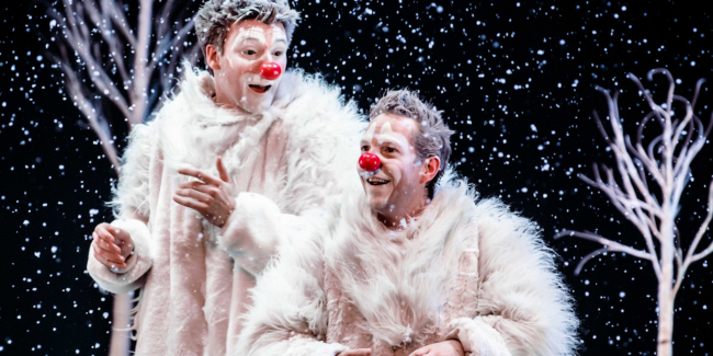 Glob : spectacle de clowns poétiques, au Jeu de Paume - Vizille