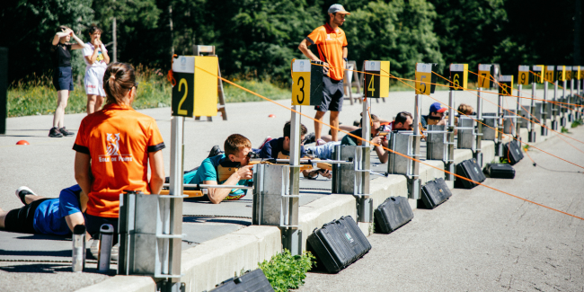 Biathlon tous les vendredis de l'été à l'École de Porte
