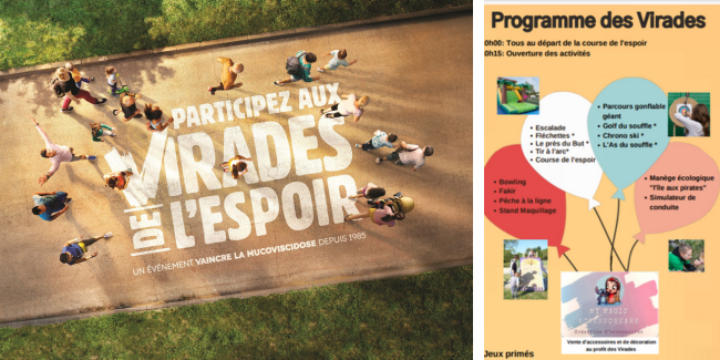 Les Virades de l'Espoir: journée festive en famille pour lutter contre la mucoviscidose - Saint-Jean-de-Moirans