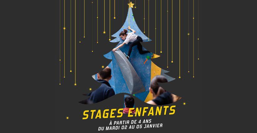 Stages de Noël, escalade de bloc chez Vertical'Art Grenoble 