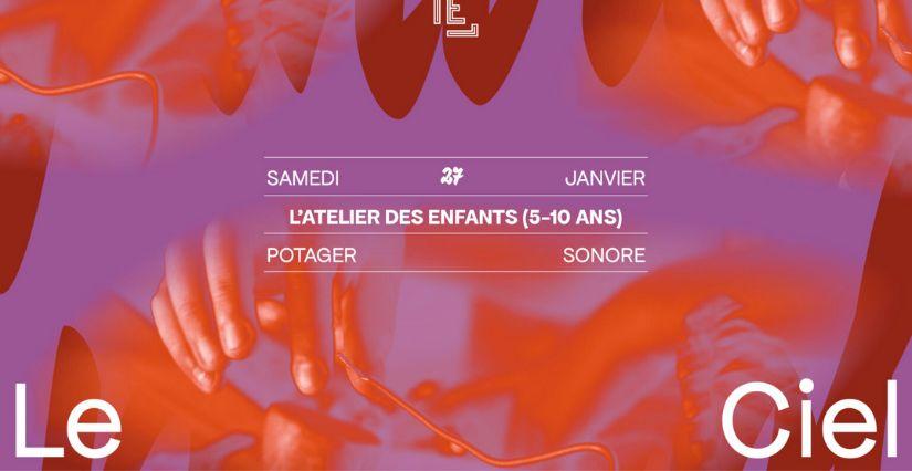 "Potager sonore", atelier de musique participative pour enfants, Le Ciel - Grenoble