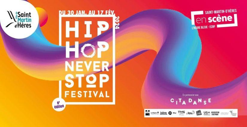 "Hip hop Never Stop Festival", 8ᵉ édition: spectacles de danse hip-hop à Saint-Martin-d'Hères