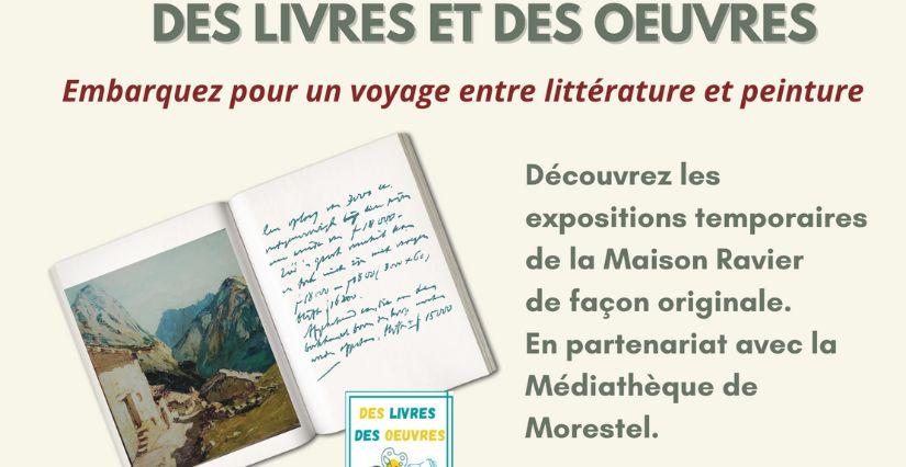 "Des livres et des œuvres", visite à deux voix, à la Maison Ravier - Morestel