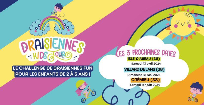 "Draisiennes Kids Tour", la course de draisiennes pour les 2-5 ans en Isère !