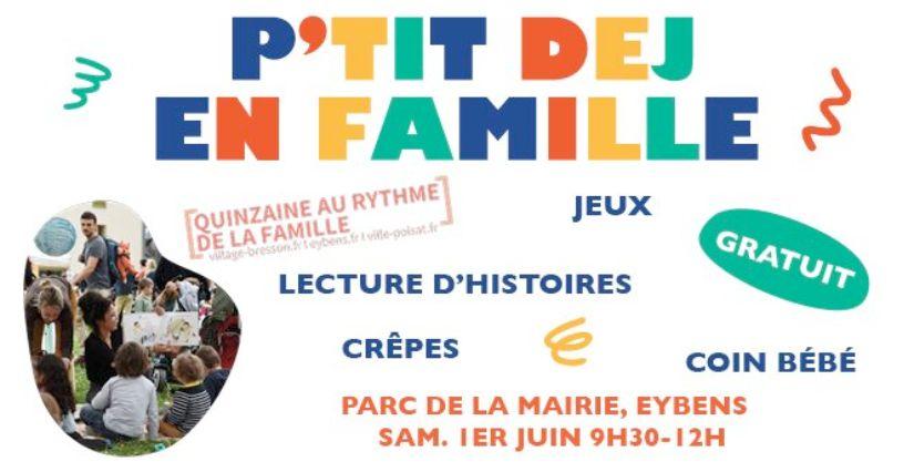 "P’tit dej en famille" avec l'association Tohu Bohu, à Eybens