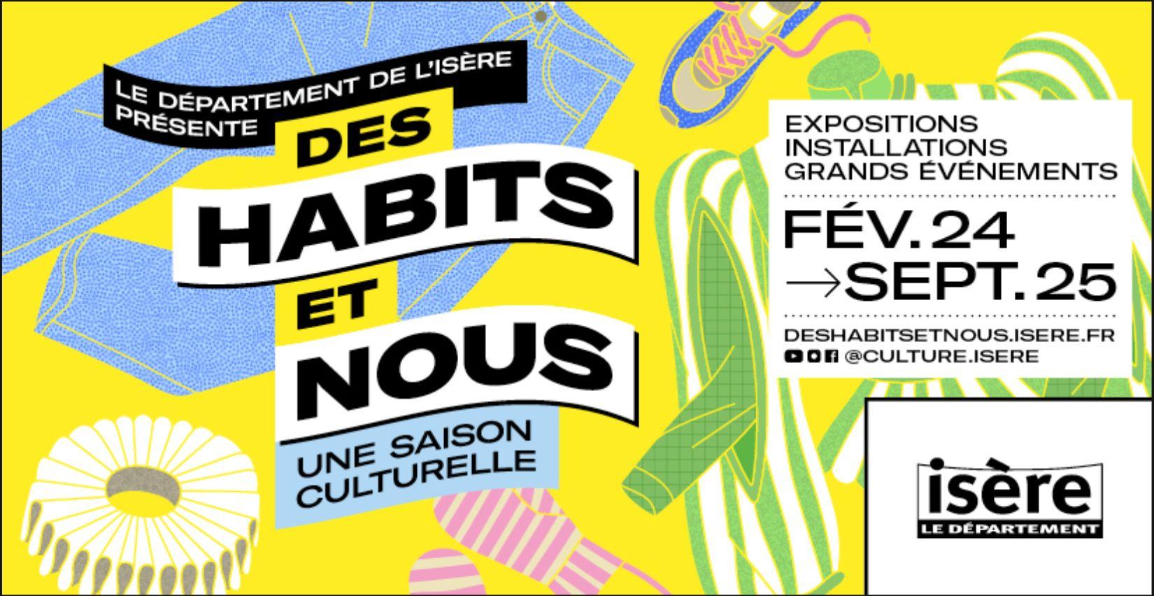 Découvrez en famille la saison culturelle "Des Habits et Nous" dans les musées du Département de l'Isère !