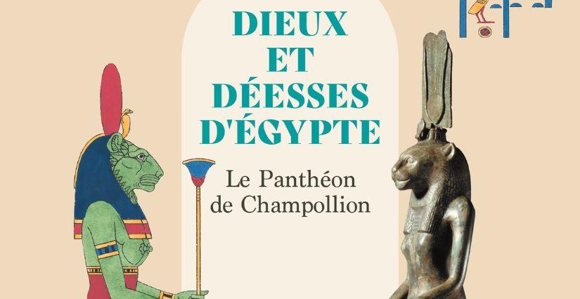 Exposition "Dieux et déesses d'Egypte, Le Panthéon de Champollion", plongez dans la redécouverte de la civilisation égyptienne et de ses cultes, au Musée Champollion