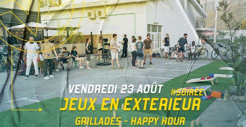 Soirée Barbecue et jeux en extérieur à Vertical’Art Grenoble
