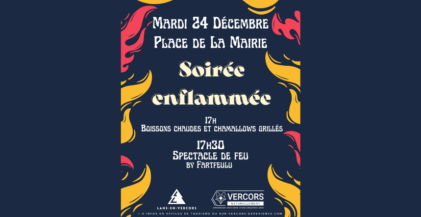 "Soirée Enflammée de Noël", en famille à Lans-en-Vercors