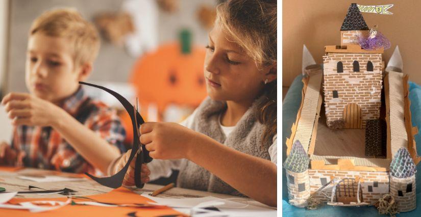 "Château en carton", atelier enfants au Musée de l'Ancien Évêché à Grenoble 