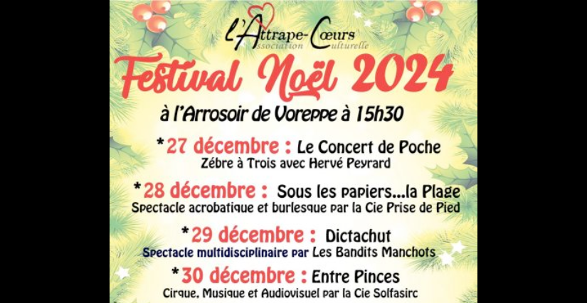 Festival de Noël des enfants à l'Arrosoir à Voreppe