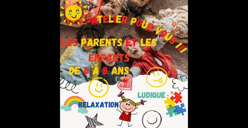Atelier relaxation ludique parent-enfant, chez Bambinospa à Jarrie