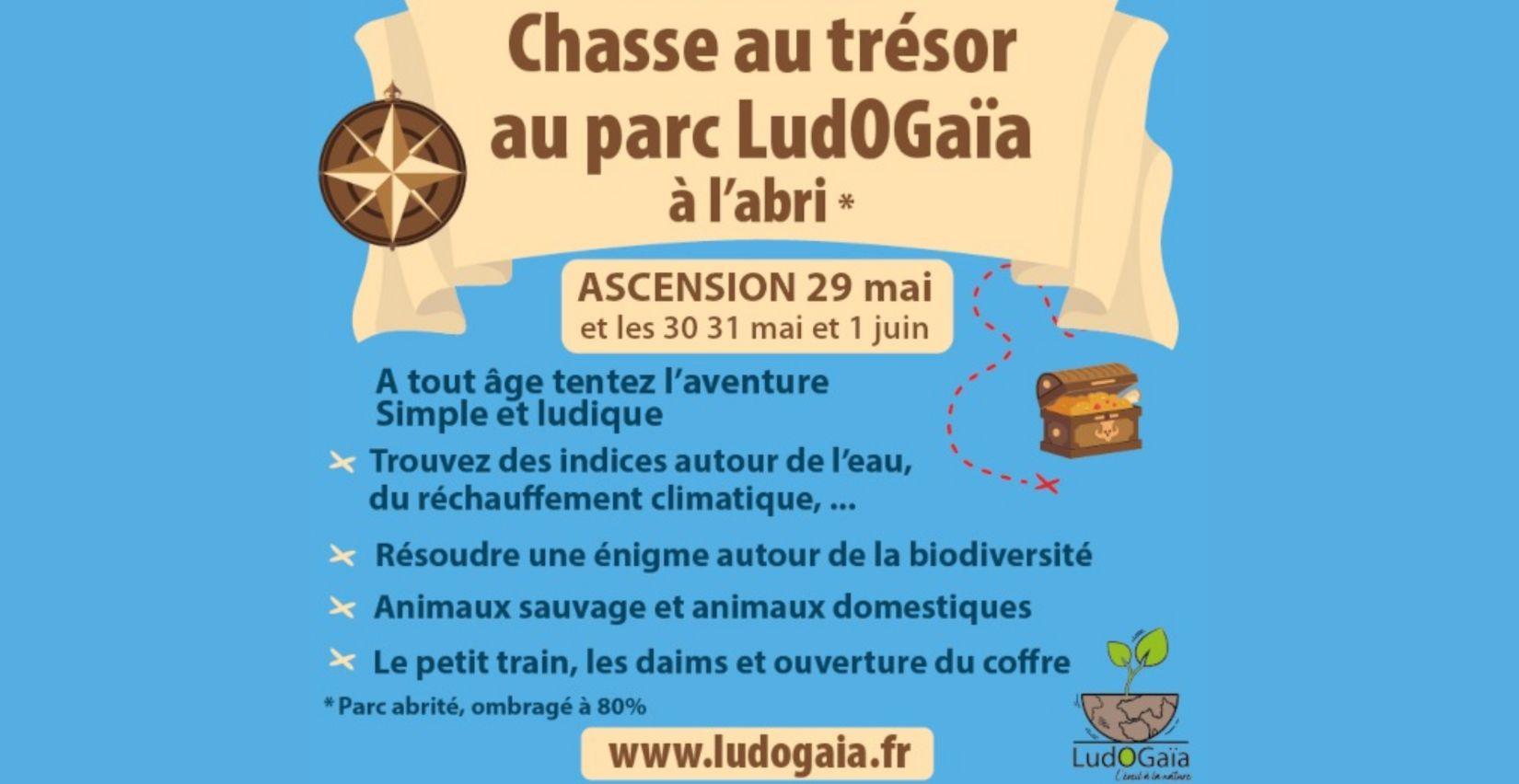 Chasse au trésor pour toute la famille, au parc LudOGaïa - Vézeronce-Curtin