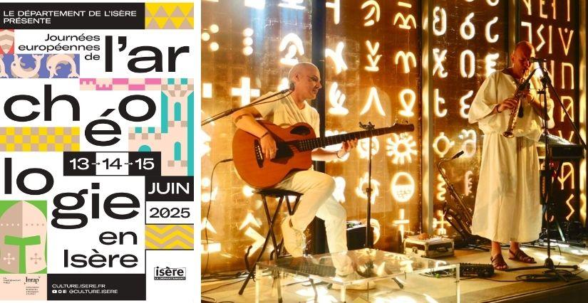"Duo Ougarit", concert de Jazz et Antiquité au Musée Champollion - Vif