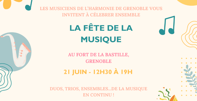Célébrez la Fête de la Musique avec l’Harmonie de Grenoble au Fort de la Bastille