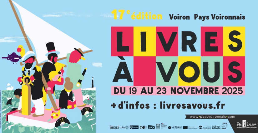 Festival "Livres à vous", événement littéraire du Pays Voironnais, organisé par le Grand Angle