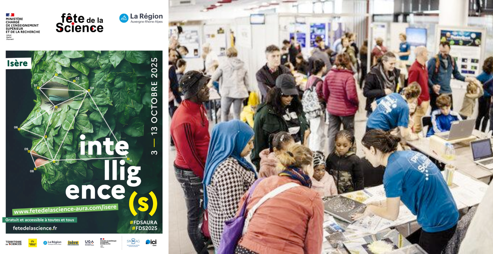 Fête de la Science 2025 : "le Parvis des sciences", stands et animations scientifiques à Grenoble 