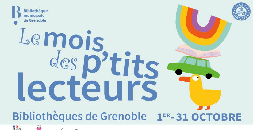 "Le Mois des p'tits lecteurs", un festival pour les tout-petits de 0 à 6 ans organisé par la Bibliothèque municipale de Grenoble