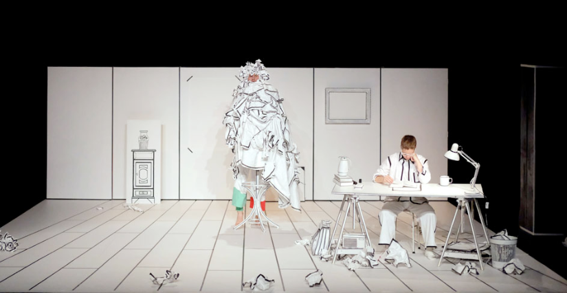 "Immobile & Rebondi #1", spectacle de duo dessiné-dansé à la Ponatière - Échirolles
