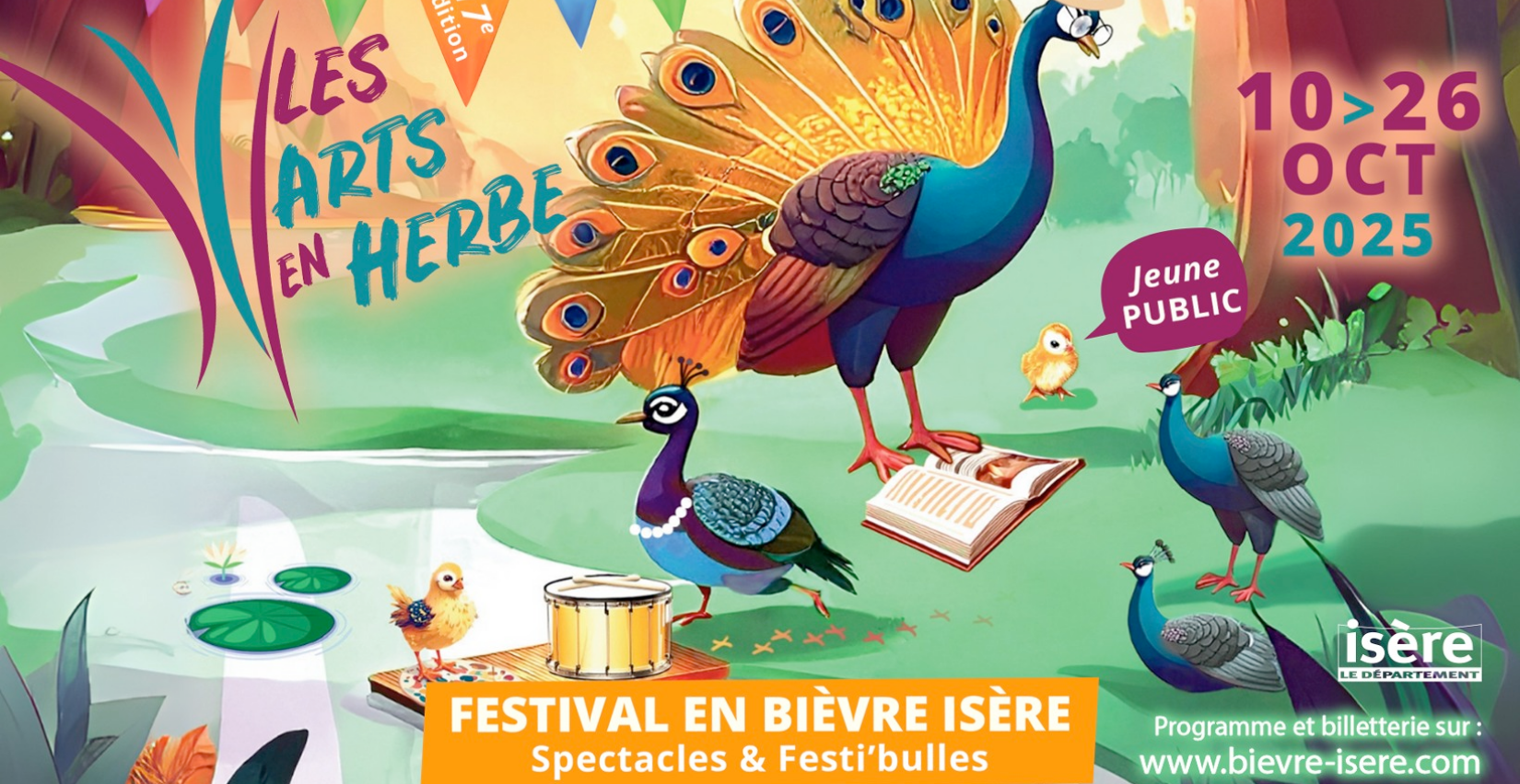 Festival "Les Arts en herbe" en famille, dans les communes de Bièvre - Isère 