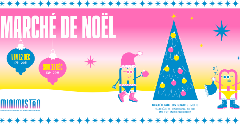 Marché de Noël au Minimistan à Grenoble