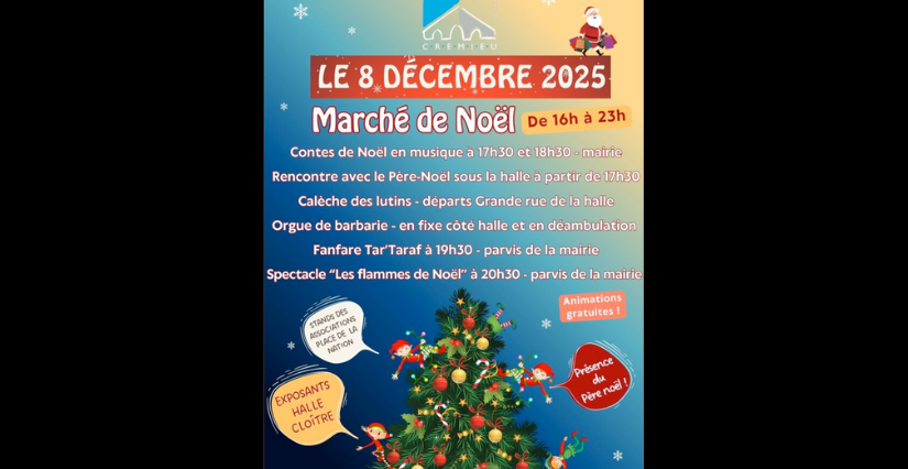 Crémieu : marché de Noël et illuminations en famille