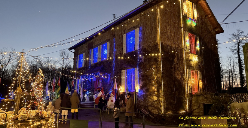 La Ferme aux mille lumières, un monde enchanté de Noël à Fitilieu