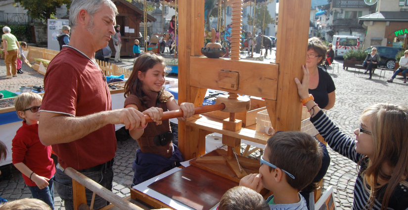 "Les apprentis imprimeurs", atelier au Musée de l'Ancien Évêché à Grenoble 
