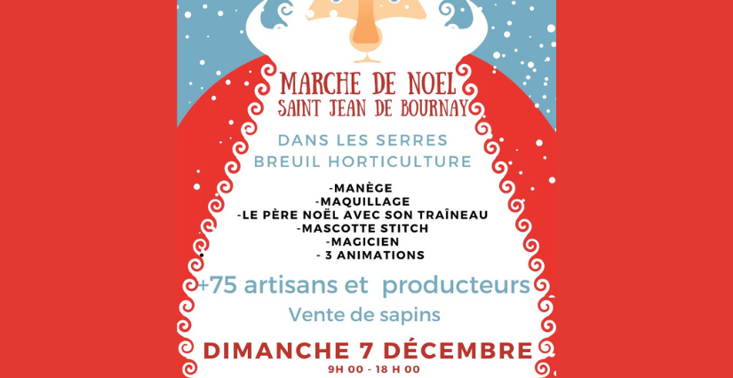 Un marché de Noël insolite sous les serres, chez Breuil Horticulture à Saint-Jean-de-Bournay