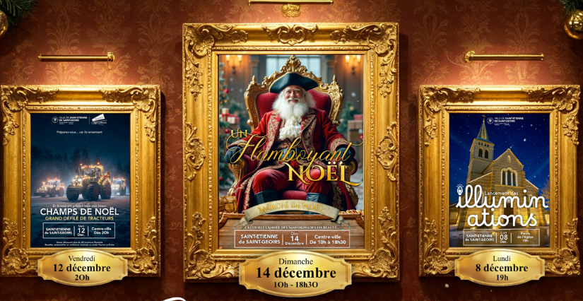 Ça va scintiller à Saint-Etienne de Saint-Geoirs ! Illuminations, défilé, marché et bien d'autres animations de Noël