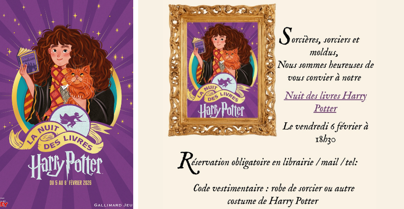 La Nuit des livres Harry Potter chez Buvard Librairie Café au Bourg d'Oisans 